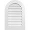 Ekena Millwork Round Top Surface Mount PVC Gable Vent: Non-Functional, w/ 3-1/2"W x 1"P Standard Frame, 22"W x 32"H GVPRT22X3201SN - alternate 1